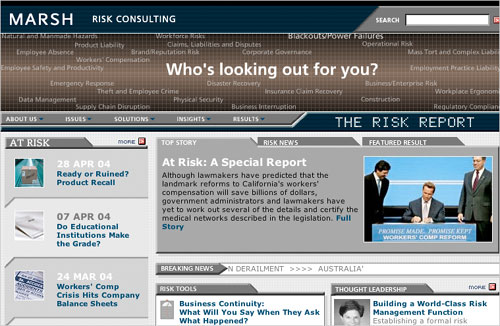Marsh Risk Consulting screenshot